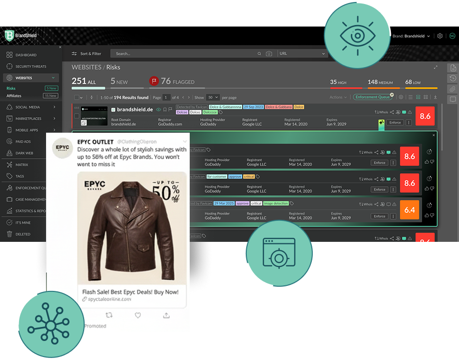 BrandShield Dashboard